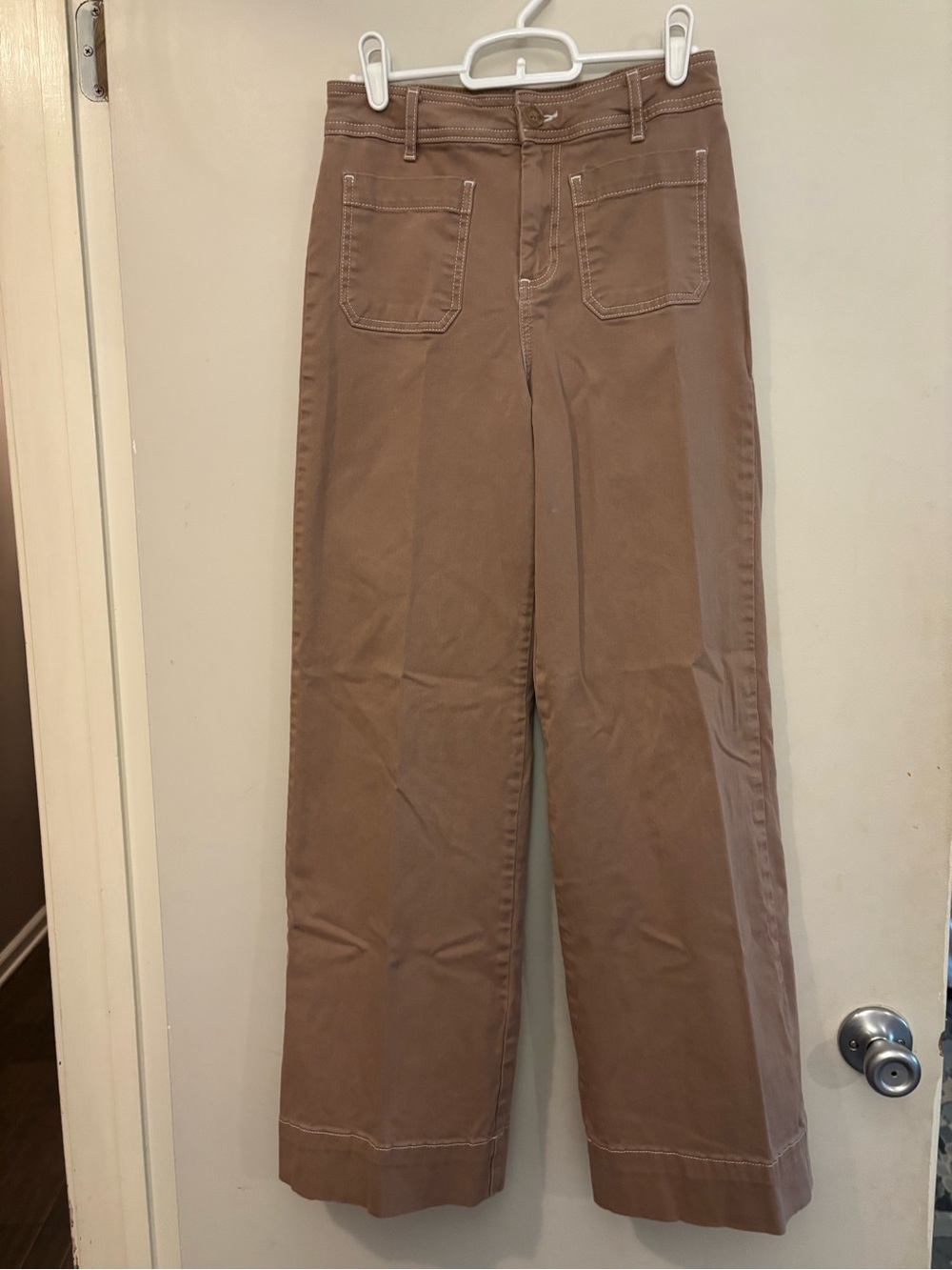 Bagatelle Wide Leg Women's Jeans in Brown